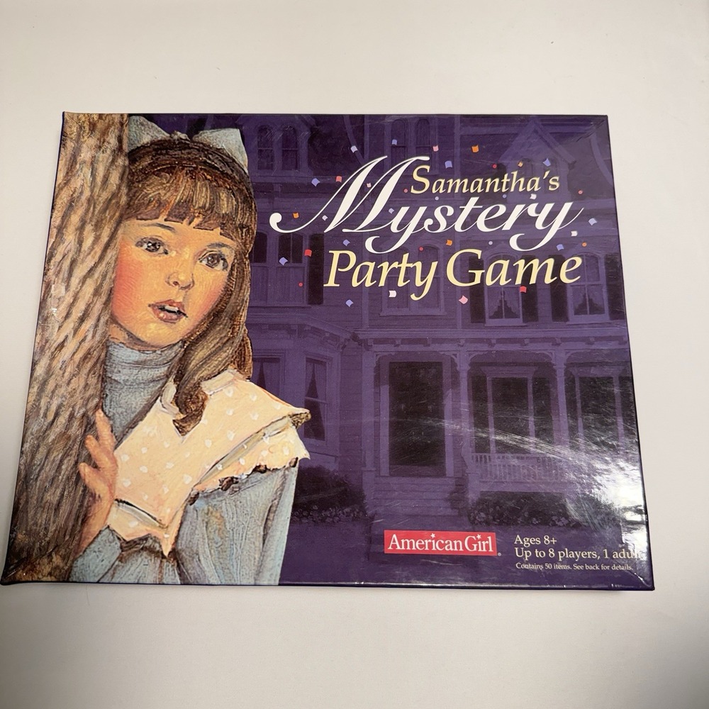 American Girl Board Game Samantha Mystery Girls Party Game Complete 2005 Vintage